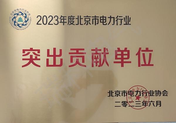 47、2023年度北京市电力行业突出贡献单位
